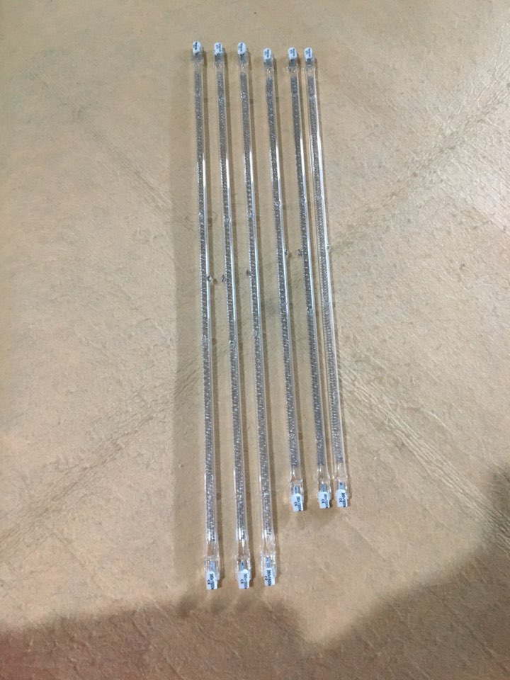 3000W halogen carbon fiber heating lamp for machine