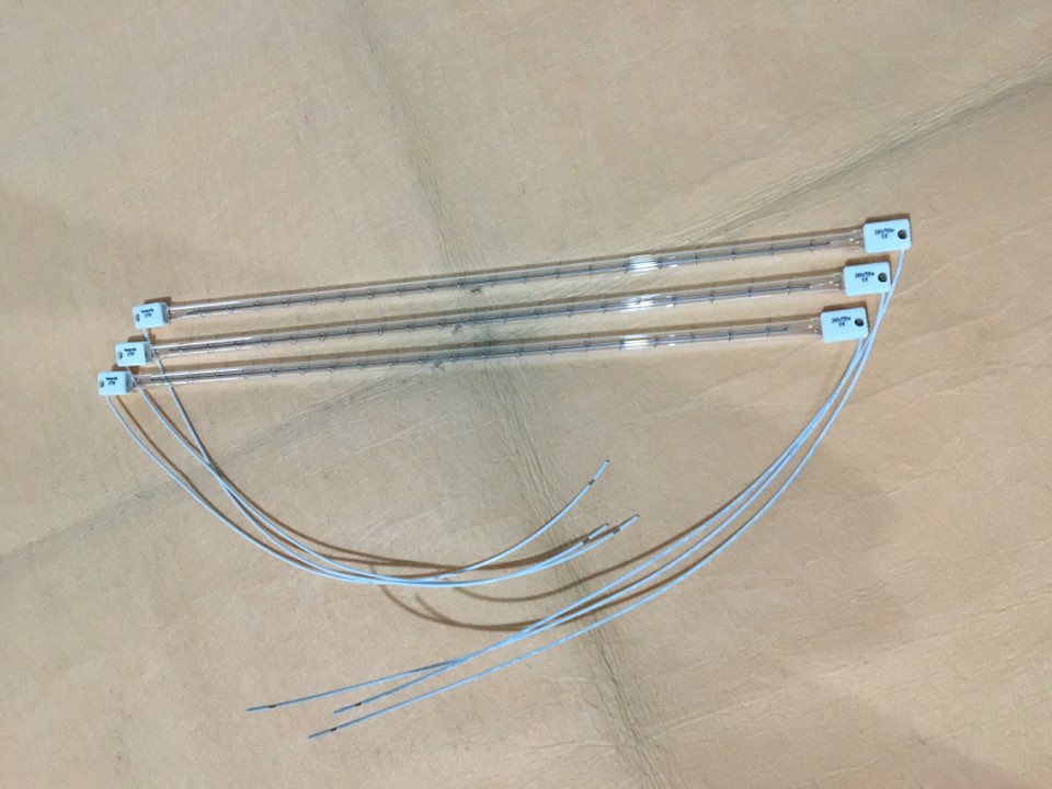 Tubo riscaldante alogeno a infrarossi 2000W 1020mm