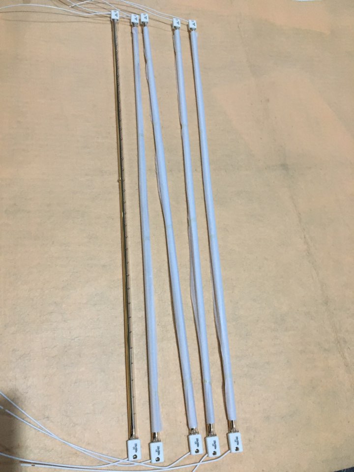 625mm 400v 2000w halogen heating lamp